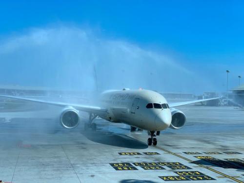 全国首条直飞马来西亚仙本那客运航线开航